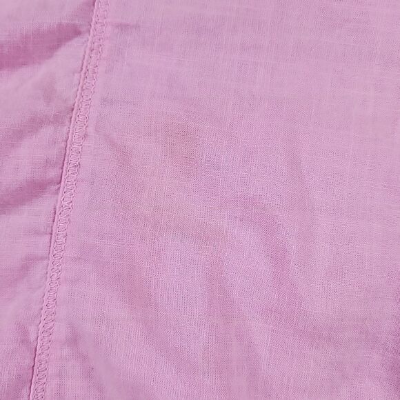 🐞Columbia Pink Camp Henry Buttoned Short Sleeve Top Medium - Picture 15 of 16